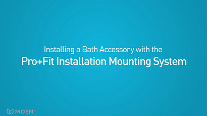 Installation d'accessoires de salle de bain - Système d'installation Pro Fit