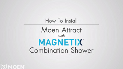 Installation de baignoire et de douche - Douche Attract avec Magnetix