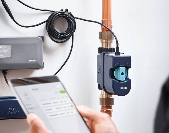Réseau d'eau intelligent de Moen – Système de gestion d'immeubles