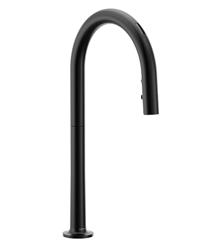 Robinet de cuisine Apphia, Noir mat