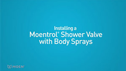 Installation de baignoire et de douche - Soupape de douche Moentrol avec jets pour le corps