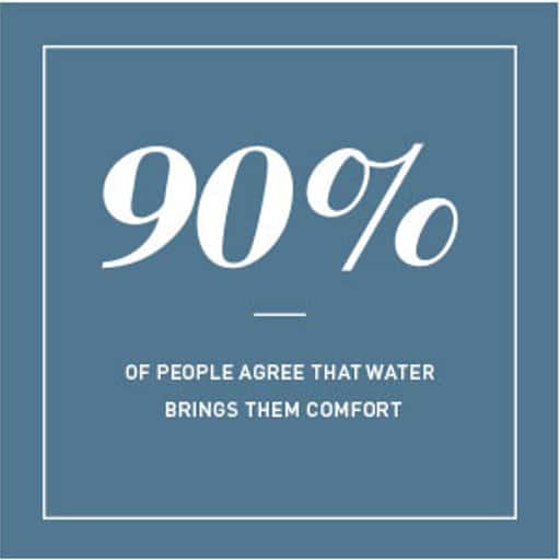 Water brings Comfort