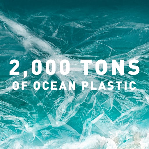2000 tonnes de plastique dans l'océan