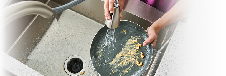 Robinet de cuisine à une poignée, à grand arc et à bec rétractable, Inoxydable Spot Resist