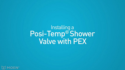 Installation de baignoire et de douche - Soupape de douche Posi-Temp avec PEX